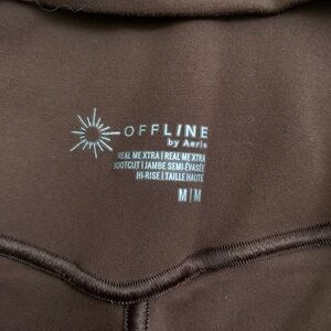 Aerie OFFLINE Chocolate Bootcut Leggings